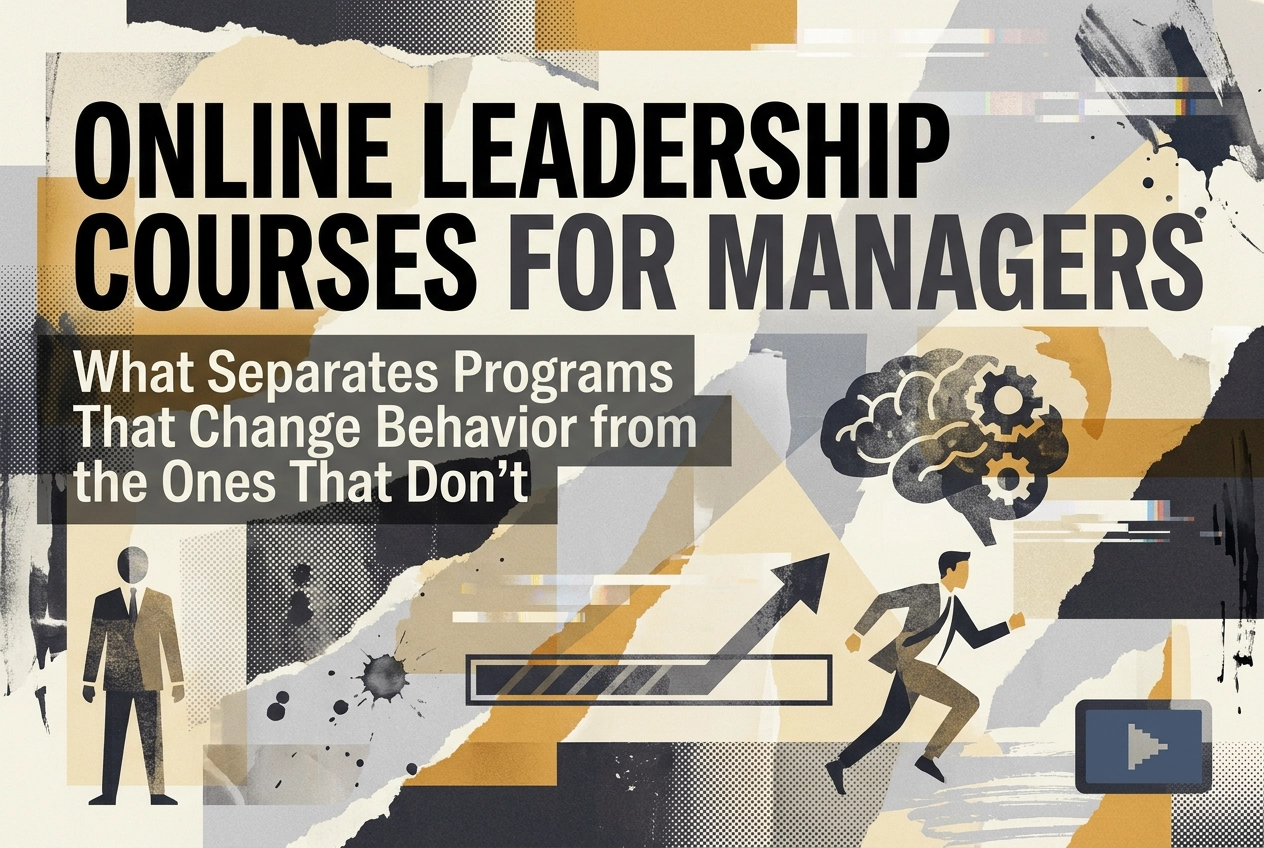 Professional header image for comparison analysis: Online Leadership Courses for Managers: What Separates Pr...