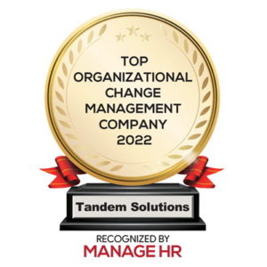 Tandem Solutions Manage HR Award 2022