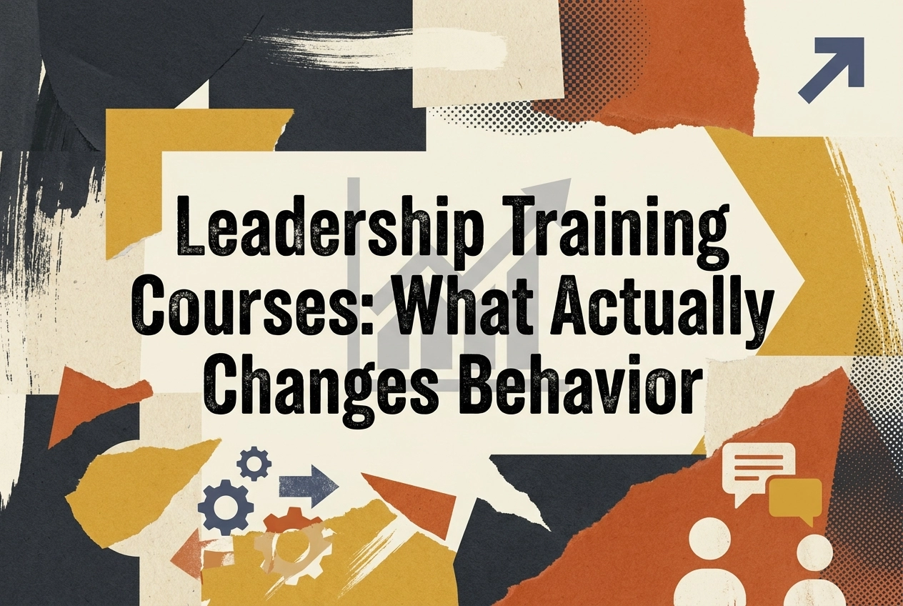 Professional header image for comparison analysis: Leadership Training Courses: What Actually Changes Behavior